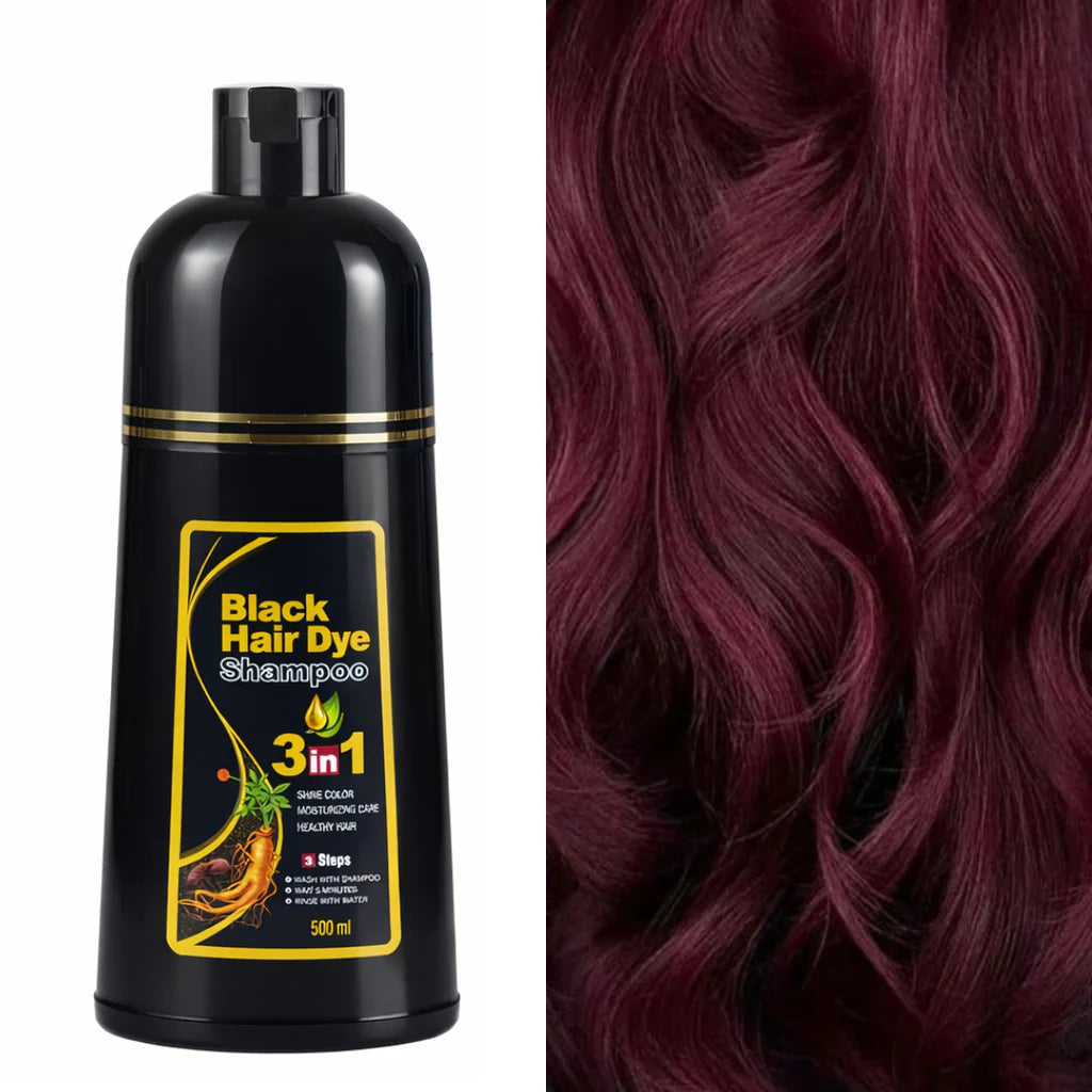 Shampoo Hair Dye 3 em 1