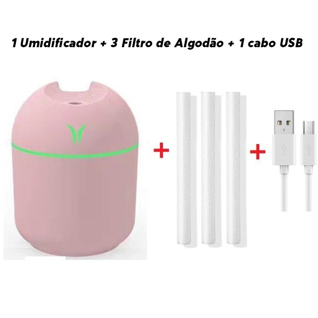 Umidificador de Ar Usb 250ml