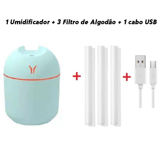 Umidificador de Ar Usb 250ml